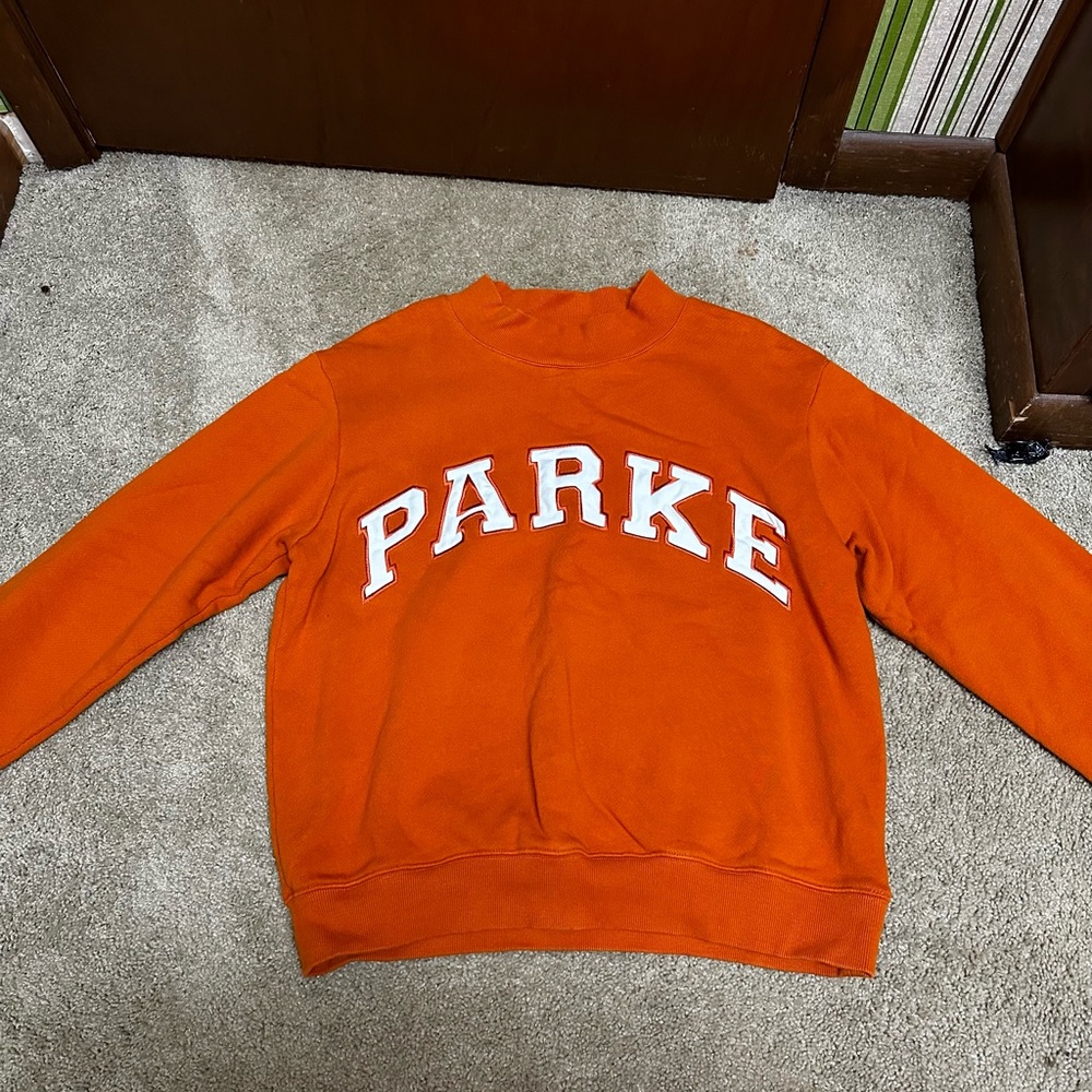 PARKE Back to School Varsity Mock Neck Pre-loved S/M